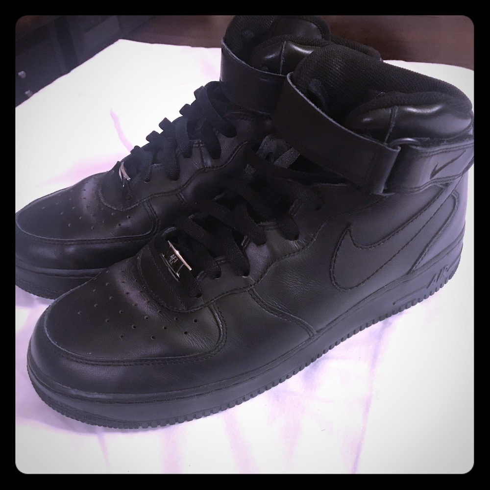 Men’s Nike Air Force 1 Black High Top Size 12